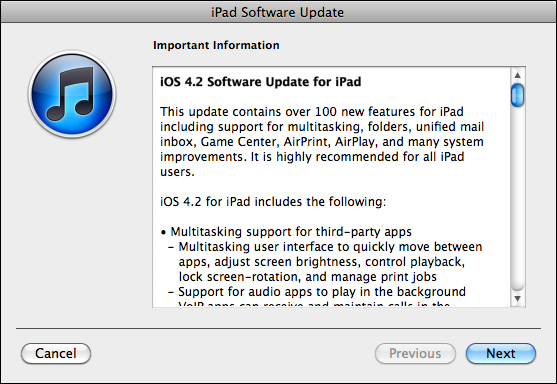 apple ipad update ios 3