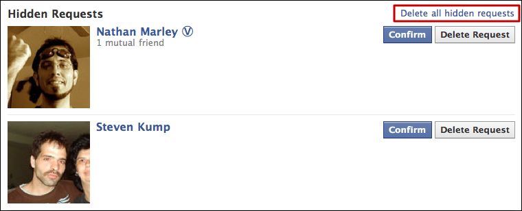 facebook delete unfriended friend requests 7