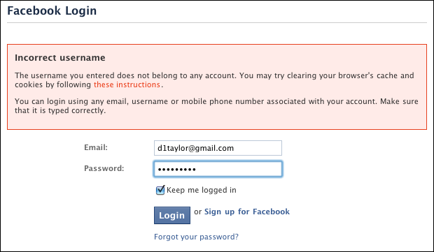 facebook login lost forgotten password 2