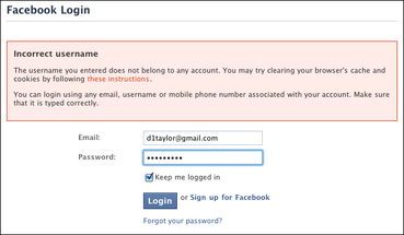 Facebook password i need my How to