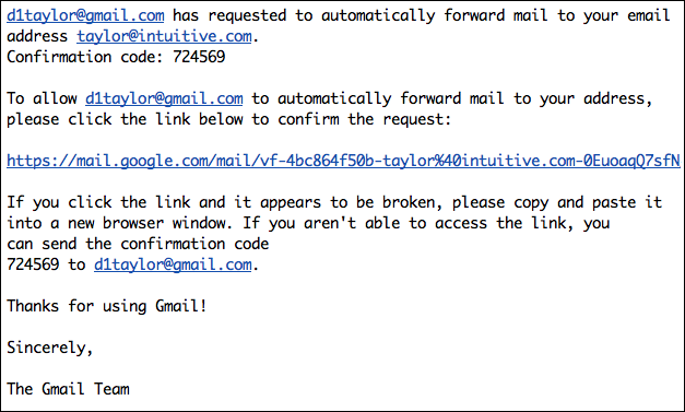 google gmail create filter no forwarding email 5