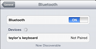 ipad bluetooth keyboard not paired 2
