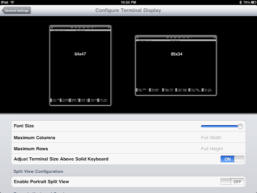 ipad issh telnet 12