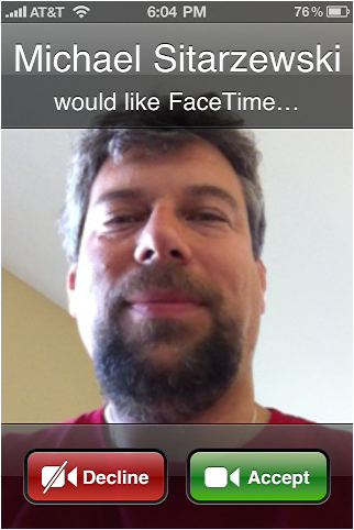 iphone 4 facetime 5