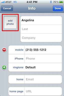 iphone assign contact photo 88