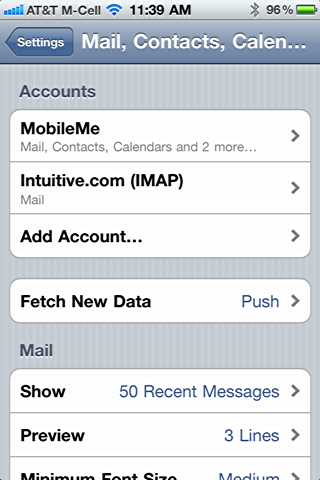 iphone change default email signature 2