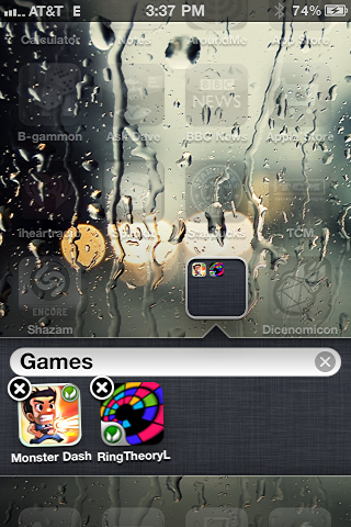 iphone create app folder 3