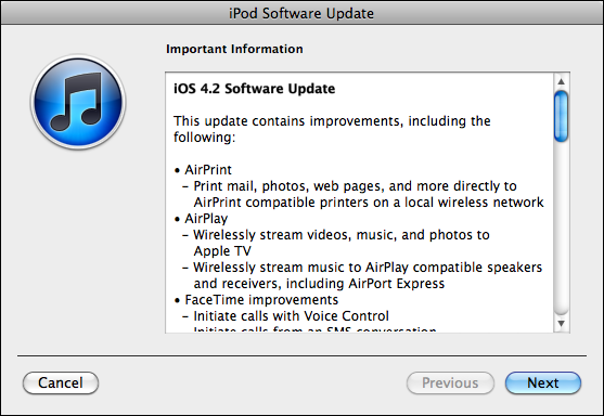 ipod touch update 3