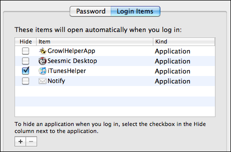 mac apple system preferences accounts login items