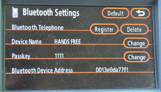 toyota gps nav system bluetooth pairing 4