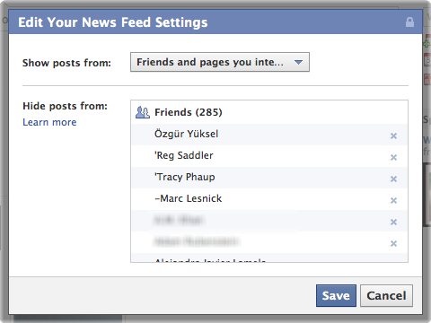 facebook hide unhide newsfeed friend 4