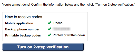 google gmail 2 step verification 9e