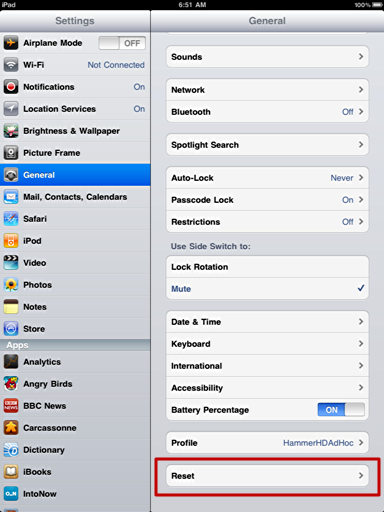 ipad reset reformat wipe 1