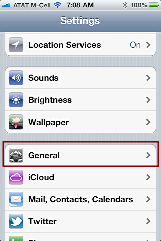 iphone change language settings 1
