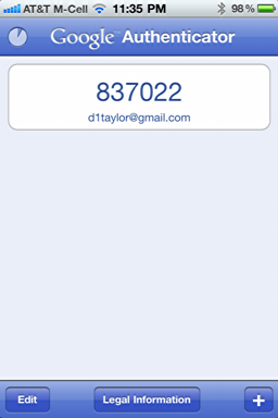 iphone google authenticator 5