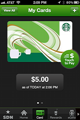 iphone starbucks transfer card balance 2