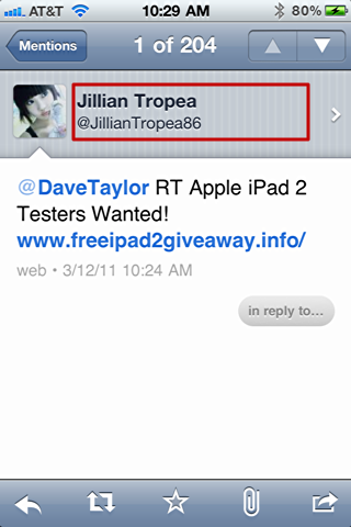 iphone twitter report tweet spam 2