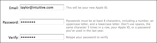 mac change itunes store app password 4