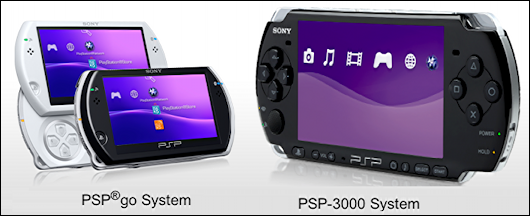 sony psp go vs psp 3000