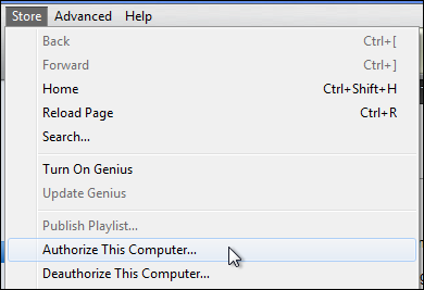 win7 itunes too many store authorizations 9