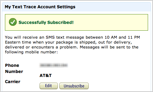 amazon text message shipping update 4