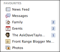 facebook add favorite 5