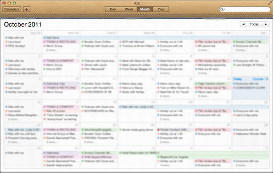 ical empty icloud 13