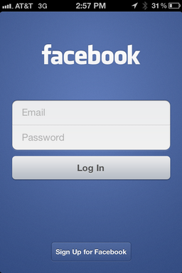 iphone facebook app logout 4