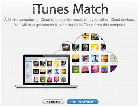 itunes music match get started 2