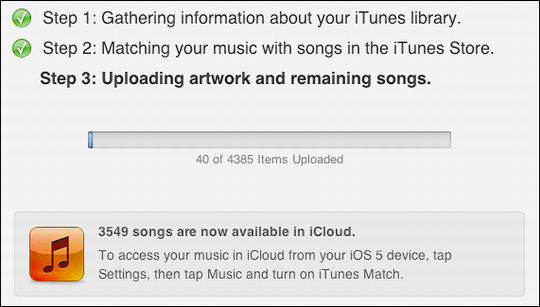 itunes music match getting started 6