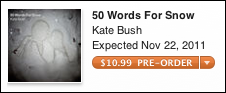 itunes pre order kate bush 1