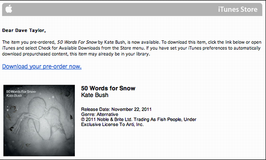 itunes pre order kate bush 5