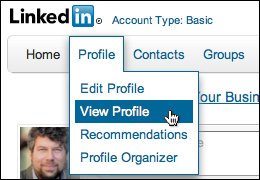 linkedin export resume profile 1