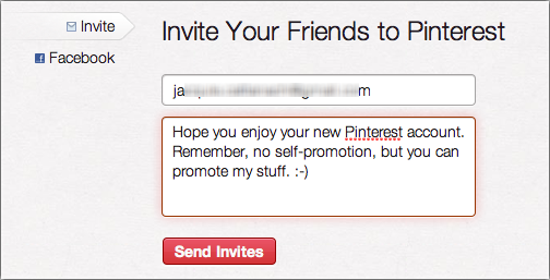 pinterest add invite friend 3