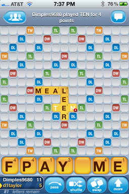 resign from words with friends game 2