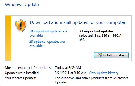 windows7 check for updates 4