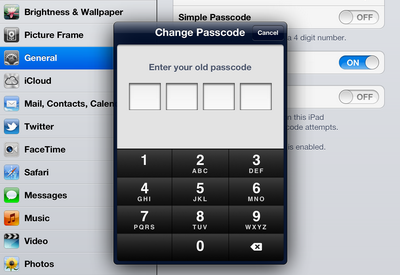 ipad complex password 2