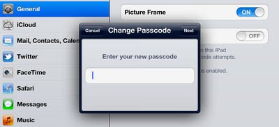 ipad complex password 3