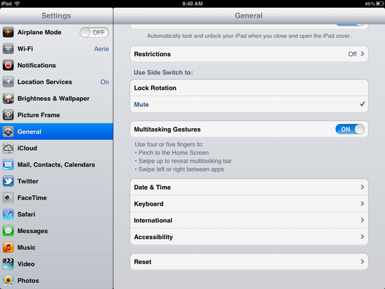 ipad wipe reset clear 2