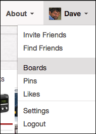 pinterest add a board 1