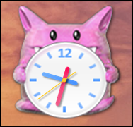 win7 add clock gadget widget 6