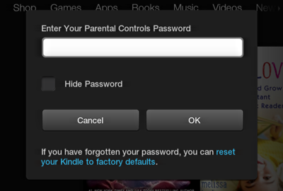 how do i change my password on my amazon fire