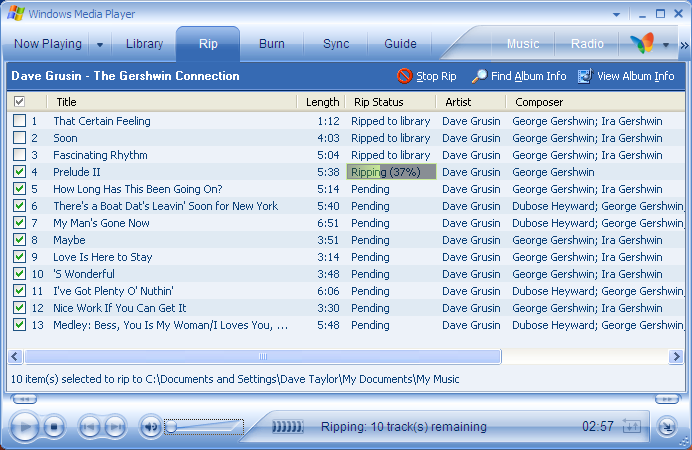 Convert Wma From Windows Media Player Into Mp3 Files Ask Dave Taylor