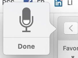 macos x dictation microphone pop-up siri