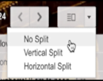 gmail split layout