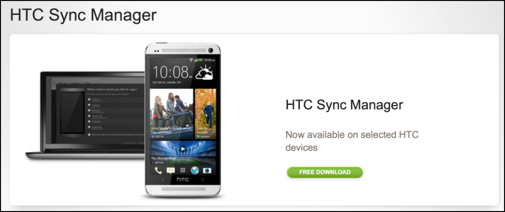 htc sync manager mac