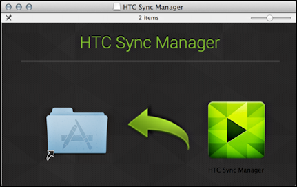 install HTC Sync Manager for Mac on a Macintosh