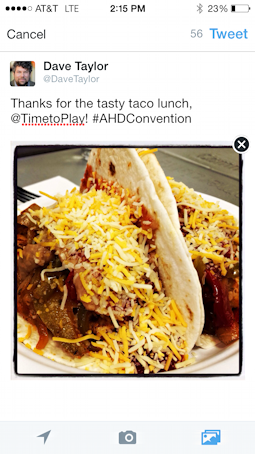 iphone twitter app tacos