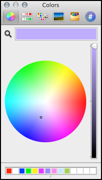 Mac Finder color window