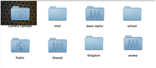 Mac finder window, photograph background too small